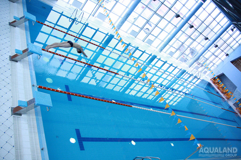 Спортивный бассейн  (г. Астана. Казахстан). Проектирование, строительство и монтаж бассейнов любой сложности. 